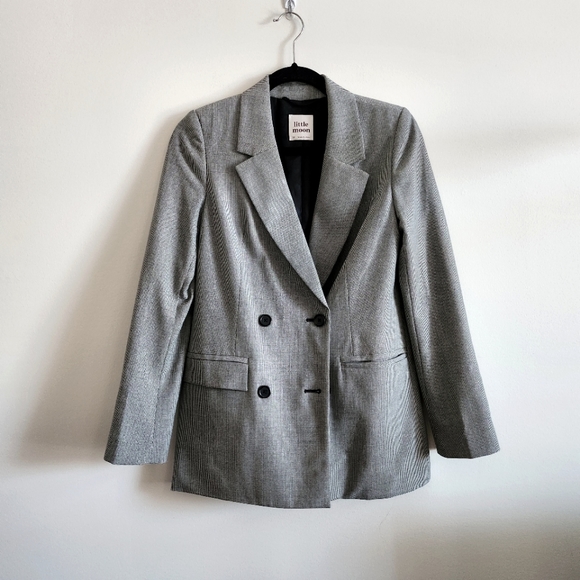 Aritzia Little Moon XS oversized boxy blazer suit jacket - Picture 1 of 12